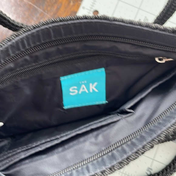 The Sak, small black crocheted evening bag - Picture 8 of 10